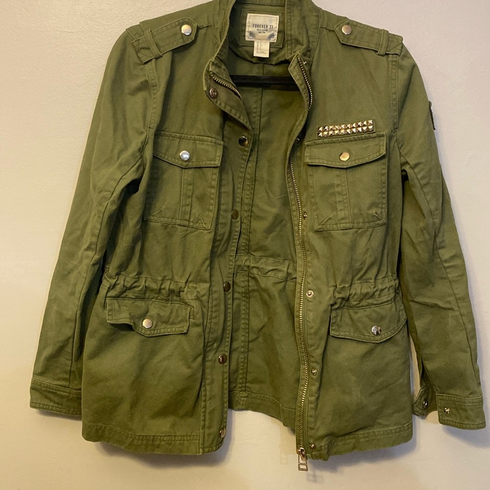 Forever 21 military style jacket